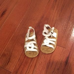 Carter’s Infant White Strappy Sandals 6-9m
